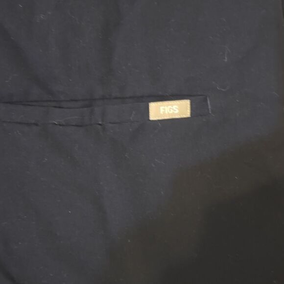 Figs Casma Short Top Navy Blue Size XL - Picture 3 of 7